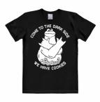 Logoshirt® Sesamstrasse Krümelmonster Dark Side T-Shirt Print Unisex 