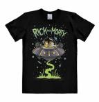 Logoshirt® Rick and Morty - Raumschiff Space Cruiser I T-Shirt Print Damen & Herren I Lizenziertes Originaldesign 