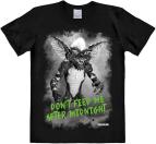 Logoshirt®️ Gremlins - Don't feed me after midnight -  T-Shirt Unisex Motiv-Shirt schwarz kurzärmlig Rundhalskragen 