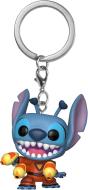 Lilo & Stitch POP! Vinyl Schlüsselanhänger 4 cm Stitch w/ Blaster 