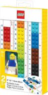 LEGO Lineal zum Selberbauen mit Legofigur 9,8x2,3x18,33x21,5 cm 
