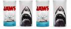 Jaws Der Weisse Hai Schnaps gläser, Shotgläser 4-er Set - bedruckt, 100 % Glas, Fassungsvermögen ca.25 ml 