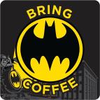 Batman Bring Coffee Untersetzer - Held - DC Comics - Coaster 