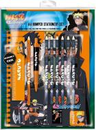 Naruto A4 Bumper Schreibwaren-Set mit Notizbuch, Stiften und Zubehör 