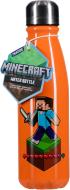 Paladone Minecraft Aluminium-Wasserflasche mit Schraubverschluss, wiederverwendbar, 600 ml, offiziell lizenziertes Gaming-Trinkgeschirr für Reisen, Schule und Büro 