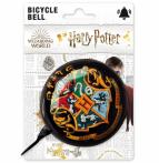 Logoshirt - Harry Potter - Hogwarts - Retro Fahrradklingel Groß - aus massivem Stahl - Schwarz - Lizenziertes Original Design 