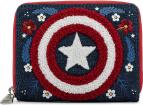 Marvel by Loungefly Geldbeutel Captain America 80th Anniversary Floral Shield 
