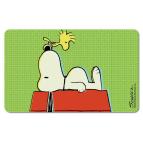 Peanuts - Snoopy und Woodstock - Frühstücksbrettchen - grün 
