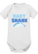 Babybody aus Biobaumwolle -- Baby Shark 