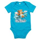 Babybody aus Biobaumwolle -- Po-Pilot 