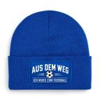 Beechfield Original Patch Beanie - Aus dem Weg ich muss zum Fußball 