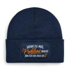 Beechfield Original Patch Beanie - Wenn Du mal Probleme brauchst 