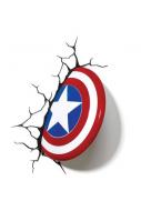Marvel 3D LED Leuchte Captain America Shield 