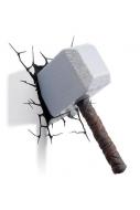 Marvel 3D LED Leuchte Thor Hammer 