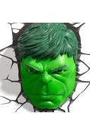 Marvel 3D LED Leuchte Hulk Face 3D 