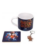 E.T. - Der Außerirdische Tasse, Untersetzer und Schlüsselanhänger Set Be Good 