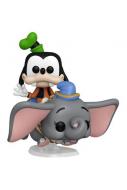 Walt Disney World 50th Anniversary POP! Rides Super Deluxe Vinyl Figur Dumbo w/Goofy 15 cm 