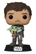Star Wars The Mandalorian POP! TV Vinyl Figur The Mandalorian & Grogu 9 cm 