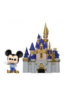 Walt Disney World 50th Anniversary POP! Town Vinyl Figur Castle & Mickey 9 cm 