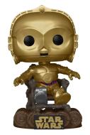 Star Wars Return of the Jedi 40th Anniversary POP! Vinyl Figur C3P0 in chair 9 cm 