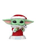 Star Wars: Mandalorian POP! Vinyl Figur Holiday Grogu 9 cm 