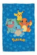 Pokemon Flanell-Fleecedecke Starter Pokemon 130 x 160 cm 
