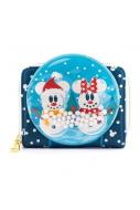Disney by Loungefly Geldbeutel Snowman Minnie & Mickey Snow Globe 