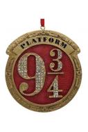 Harry Potter Christbaumanhänger Platform 9 3/4 