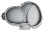 Peanuts Silikon-Backform Snoopy grau 