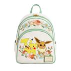 Pokemon by Loungefly Mini Rucksack Pikachu & Eevee Floral 