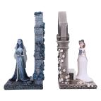 Corpse Bride Emily und Victorial Buchstützen 19 cm 