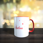 Tasse " Frohe Weihnachten roter Hirsch " 