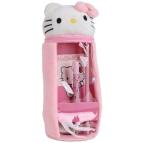 Hello Kitty Plüsch-Federmäppchen mit Schreibset 