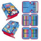 Paw Patrol gefülltes 3-fach Federmäppchen 