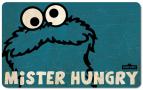 Sesamstrasse - Mister Hungry - Frühstücksbrettchen - blau 