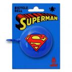 Logoshirt DC Comics - Superheld - Superman Logo Retro Fahrradklingel aus massivem Stahl - blau 