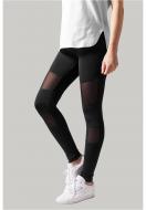 Urban Classics Damen Leggings mit Mesh Einsätzen, Ladies Tech Mesh Leggings XS-5XL 