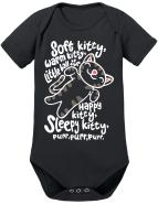 Babybody aus Biobaumwolle -- Soft Kitty Purr Purr Purr 