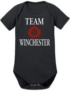 Babybody aus Biobaumwolle -- Team Winchester - Luzifer 