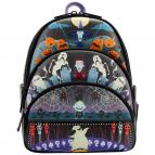 Loungefly - Disney Nbc Triple Pocket Lock Shock Barrel Oogie Boogie Mini Backpack 