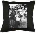 Selfie Schwebebahn Kissen mit Füllung 40x40cm 