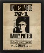 Harry Potter 3D-Effekt Poster im Rahmen Potter / Sirius 26 x 20 cm 