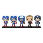 Marvel: Year of the Shield POP! Vinyl Figuren 5er-Pack Captain America: Through the Ages 9 cm 