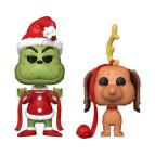 The Grinch(Anniversary) POP! Books Vinyl Figuren 2er-Pack Grinch w/ Max 2PK 9 cm 
