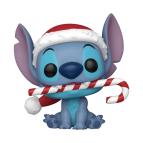 Disney POP! Vinyl Figur Holiday Stitch w/CC 9 cm 