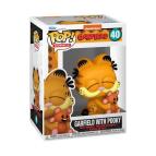 Garfield POP! Comics Vinyl Figur Garfield w/Pooky 9 cmw/Lasagna Pan 9 cm 