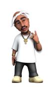 Tupac Minix Figur Tupac Shakur 12 cm 