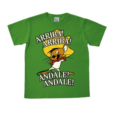 Logoshirt®️ Looney Tunes Speedy Gonzales T-Shirt Herren & Damen grün | M