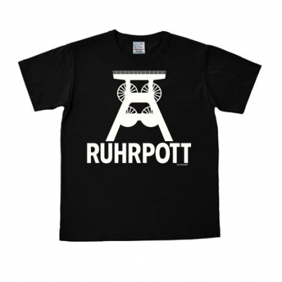 Logoshirt - Ruhrpott - Logo - Easyfit - T-Shirt schwarz | XXL