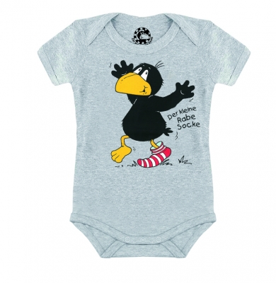 Logoshirt - Der Kleine Rabe Socke - Socke Baby-Body Kurzarm 
